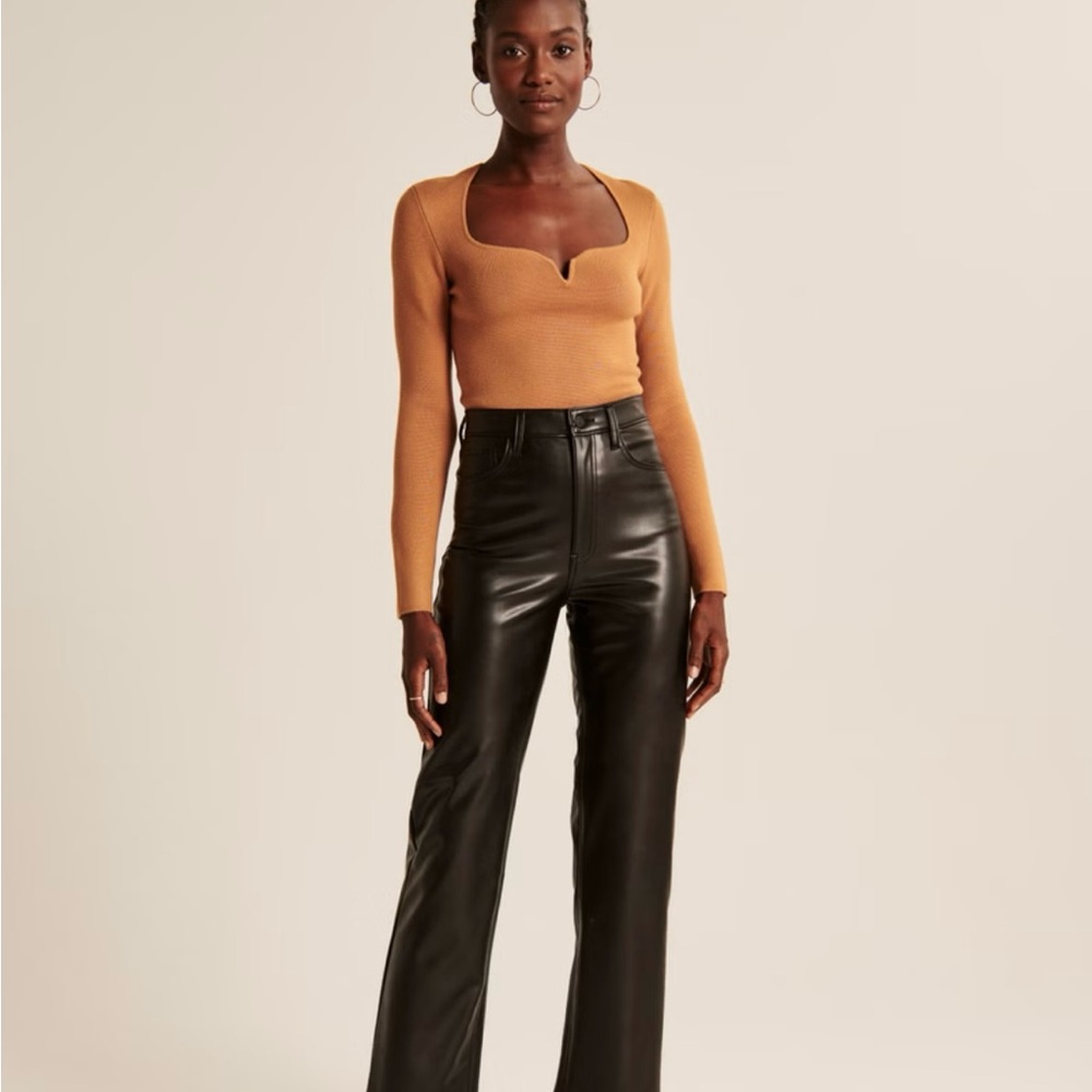 Abercrombie and Fitch Vegan Leather Pants (size 0)